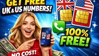 How to get temporary UK and US number for free