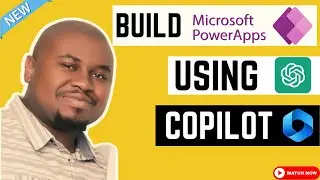 Create Power App with Copilot (ChatGPT) | Step by Step 🤩