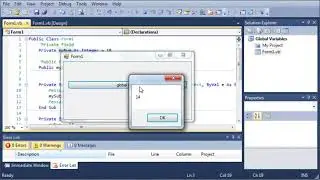 Visual Basic Tutorial   50   Global Variables