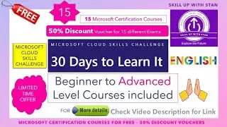 MICROSOFT CERTIFICATION COURSES FOR FREE WITH 50% DISCOUNT VOUCHER