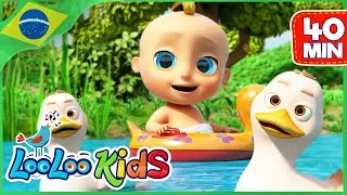Cinco Patinhos - Música Infantil | LooLoo Kids Português
