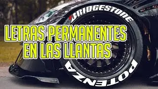 LETRAS PERMANENTES PARA LAS LLANTAS (LETRAS DE GOMA NO PINTADAS) // DIY CUSTOM TIRE STICKERS