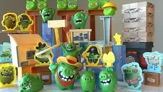 The Angry Birds Movie toys surprise Tower! Angry Birds vs Pigs on Kids channel Play Tube TV