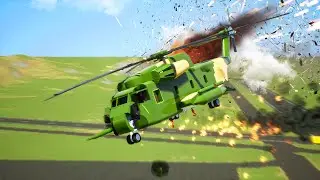 LEGO Helicopter Crash - Bricks & Turbulence BRICK RIGS