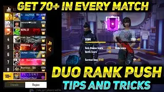 DUO RANK PUSH TIPS IN FREE FIRE || HOW TO PUSH RANK IN FREE FIRE || DUO RANK PUSHING TIPS AND TRICKS