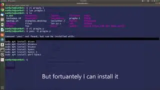 YACC program to check if entered string is a valid expression