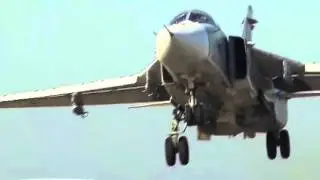 Combat sortie of Su 24M from Hmeymim airbase aimed to eliminate terrorists in Syria