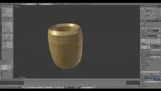 Barrel in 3D with Blender