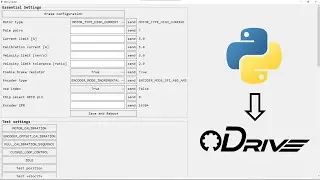 Python GUI for ODrive V3.6 💻
