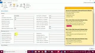 How to Setup and Post the Acquisition Cost of Fixed Asset in Navision|Part 1|GoDigit