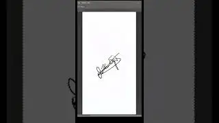 Copie une signature avec Photoshop 🤫 #photoshop #tutorial #tuto