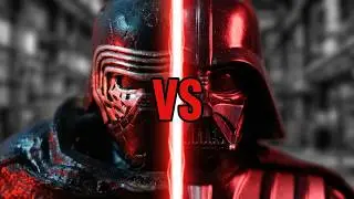 Kylo Ren Vs Darth Vader [Star Wars Stop Motion]