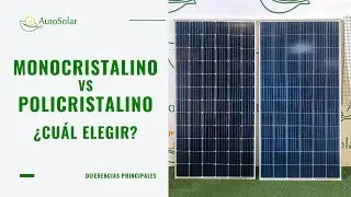 Panel monocristalino vs policristalino - ¿Cuál es la diferencia?