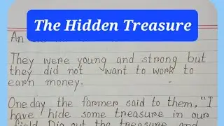 10 Lines Easy Moral Story The Hidden Treasures In English || The Hidden Treasures
