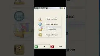 Creating project & Setting Coordinate System using Field Genius Windows