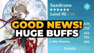 GOOD NEWS! SANDRONE JUST GOT HUGE BUFFS | Genshin 6.7, Genshin Impact Sandrone, Sandrone Genshin