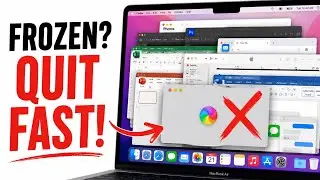 How to Quickly Quit Apps on MacBook iMac! Keyboard Shortcuts 