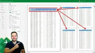 How to Repeat the Header on Each Page in Excel and Adjust the Printable Area