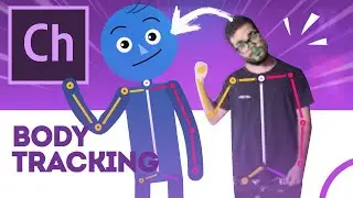 Faça animação 2D com CAPTURA DE MOVIMENTO! | Body Tracking - Adobe Character Animator