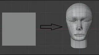 Blender | Face modeling in blender | Blender tutorial