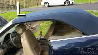 How to Close or Open a stuck convertible roof on an Audi A4