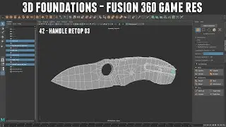 3D Foundations - Fusion 360 Game Res 05