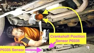 How To Replace Crankshaft Position Sensor on Cadillac Escalade | How To Fix Code P0335 on Cadillac