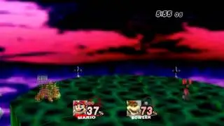 [SSBB hack] - All SM64 Bowser stages (smaller, tilting and looped)