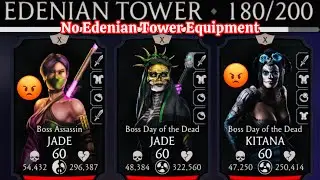 Fatal Battle 180 Edenian Tower MK Mobile | Gold Team Fight without Edenian Tower Equipment