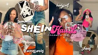 HUGE SUMMER SHEIN HAUL 💓☆| bodysuits, shoes, accessories, etc