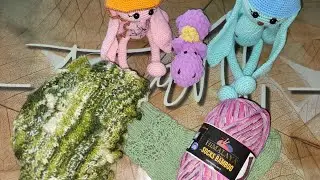 ВЯЗАНИЕ. 🧶 Готовые работы.Процессы.Схема.Пряжа.