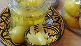 How to make Moroccan-style preserved lemons, a simple and easy recipe