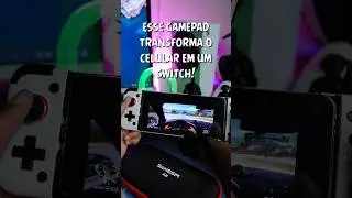 MEU CELULAR VIROU UM NINTENDO SWITCH, INCRÍVEL! O MELHOR CONTROLE PRA CELULAR - GAMESIR X2! #games