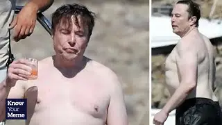 Elon Musk's Pale Chest Brought the Memes