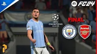 FC 24 - C Ronaldo | Man City vs Arsenal | Final UCL 24/25 | PS5™ [4K60]