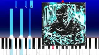 Ariis - MANDA BALA (Super Slowed)(Piano Tutorial)