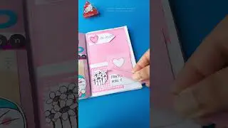 Journaling with homemade supplies💗/ pink journal with me / journal ideas #shorts #journalwithme