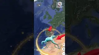 Weird Giant Frog found on google earth and google map #1k #shorts