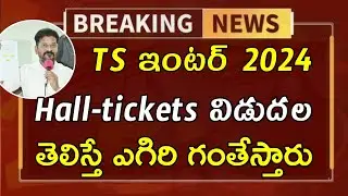 TS INTER 2024 | how to download ts inter 2024 hall ticket | ts inter 2024 hall tickets | ts inter