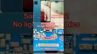 Samsung A12 No light No Graphics solution || Samsung A12 light solution 
