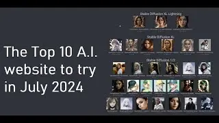 The Top 10 A.I. websites to try in July 2024 #ai #aihacks #texttovideoai #texttoimage image