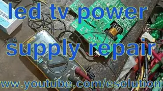 led tv power supply repair