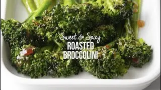 Sweet and Spicy Roasted Broccolini