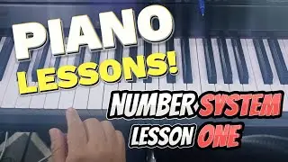 PIANO LESSON #1 - NUMBER SYSTEM #pianolesson  #piano  #learnpiano  #tutorial  #pianotutorial