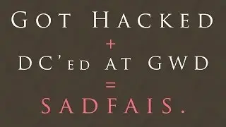I got hacked... DC'ing at GWD... Is it worth playing? :(