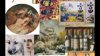 Карусель МНОГОЦВЕТКИ Круг 29)) Химера ) Вышивка крестом