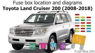 Fuse box location and diagrams: Toyota Land Cruiser 200 (2008-2018)