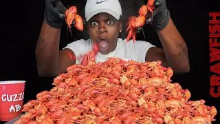 SPICY LOUISIANA CRAWFISH BOIL MUKBANG | HOW TO EAT CRAWFISH
