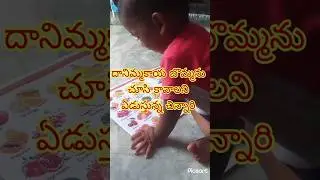 #cute #baby నాకు దానిమ్మ కాయ కావాలని ఏడిచా!!!
