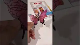 #diy🦋 #shorts #gelprinting #gelliarts #diycrafts #butterflydrawing #butterflyartist #artinspo #art